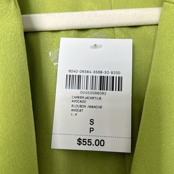 NWT Small Green Blazer - Picture 4 of 4